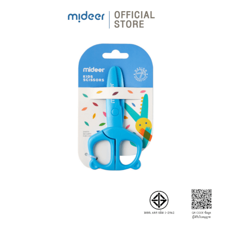 กรรไกรสำหรับเด็ก-สีฟ้า มิเดียร์ MD6123 MIDEER_0